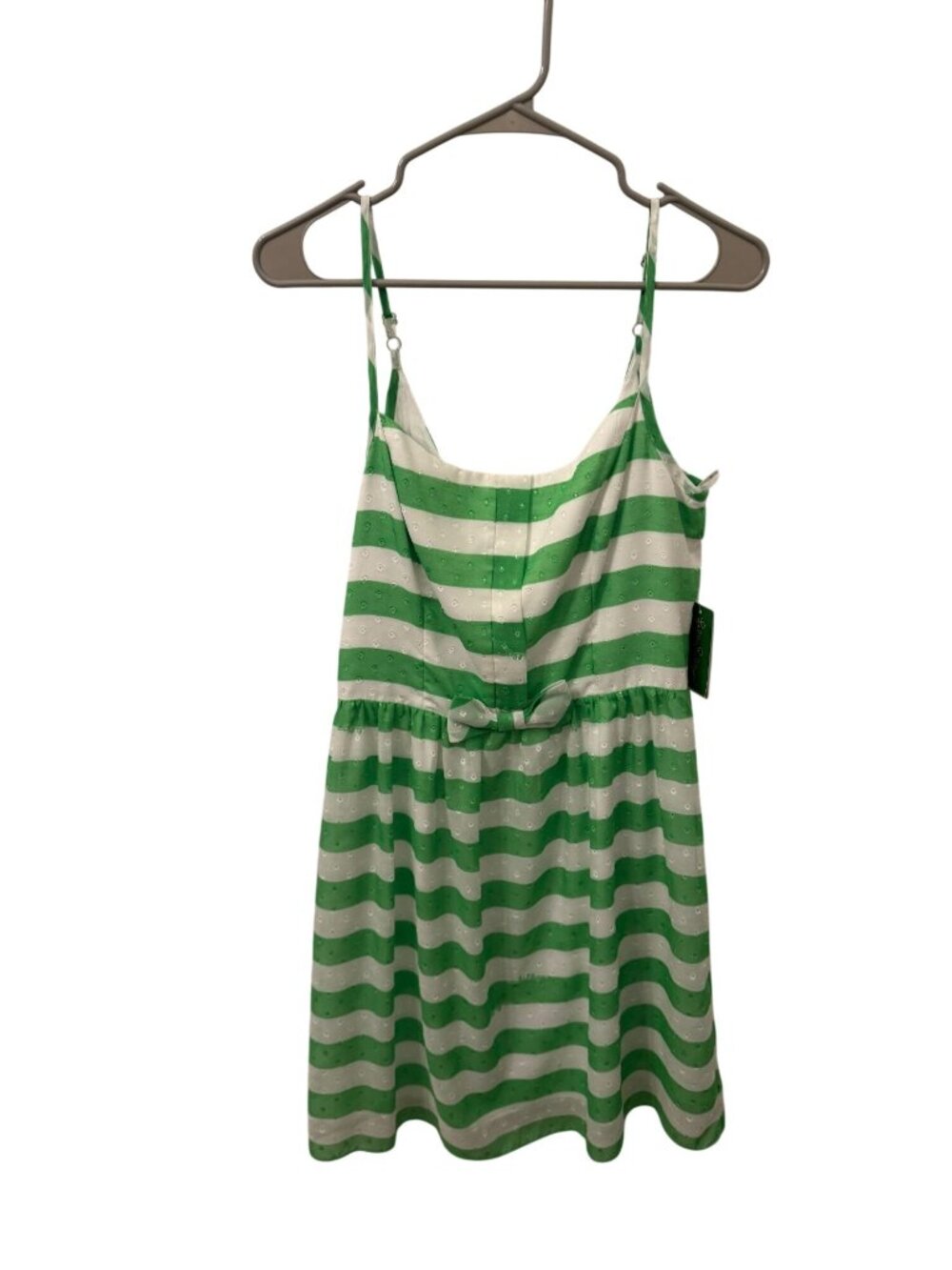 NWT Lilly Pulitizer green and white stripped dress size 8